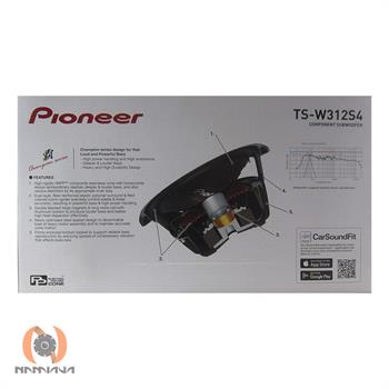 ساب ووفر پایونیر PIONEER TS-W312S4